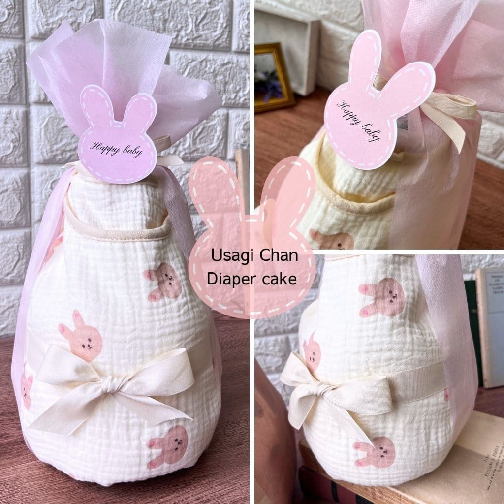 長く使えるアニマルスリーパーおむつケーキ