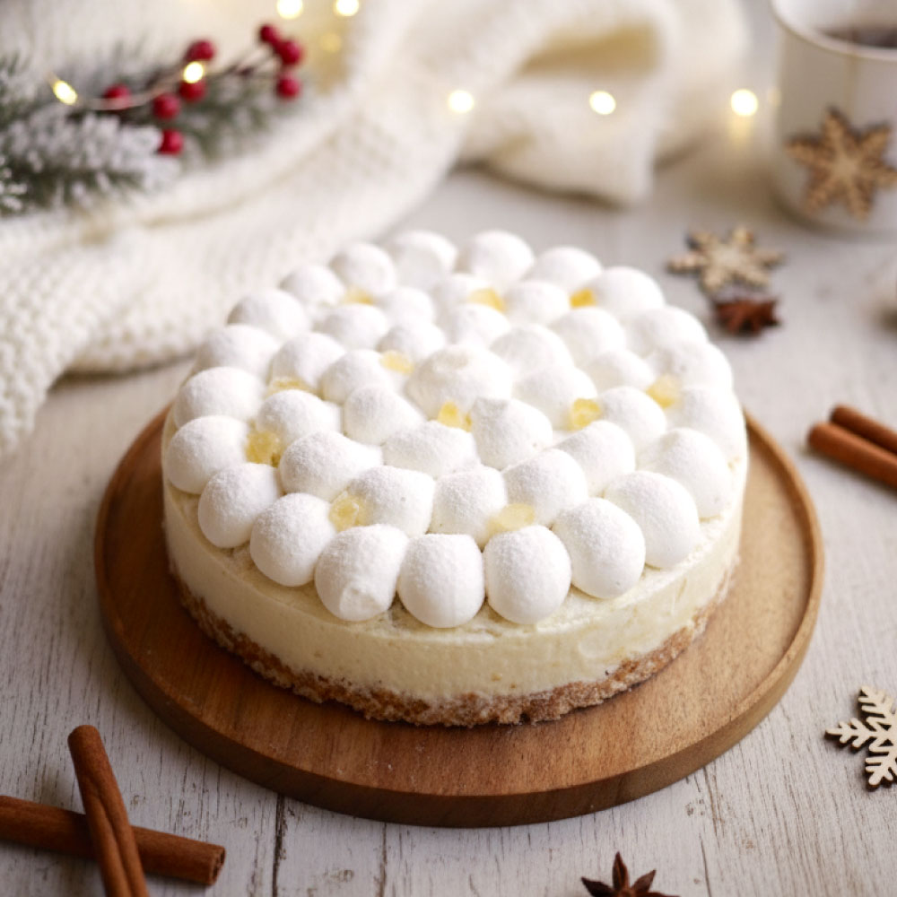 【クリスマス限定】オイモ ふわとろチーズケーキ 5号ホール