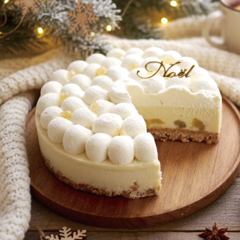 【クリスマス限定】オイモ ふわとろチーズケーキ 5号ホール