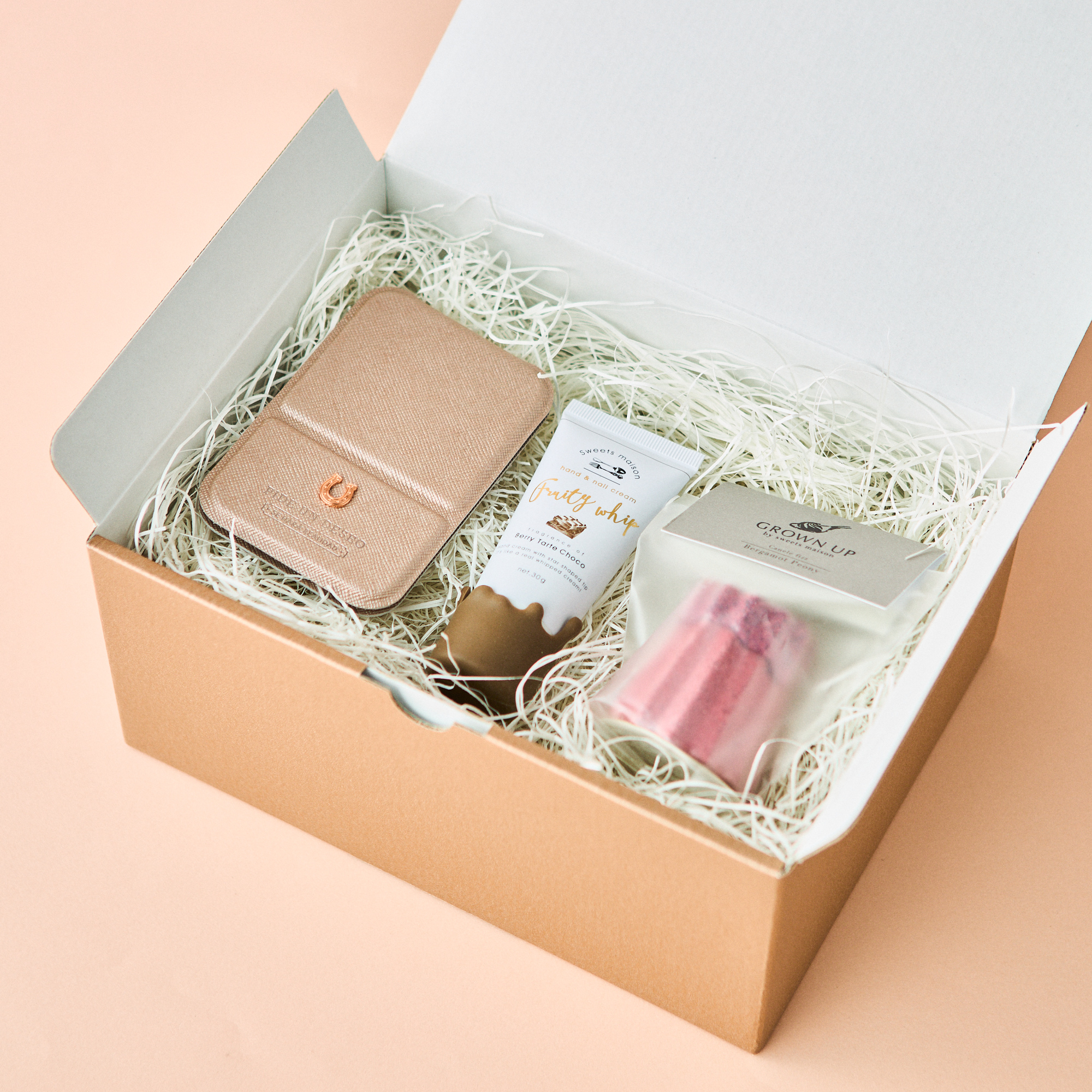 【ギフトBOX付】スイーツモチーフのボディケアグッズセット