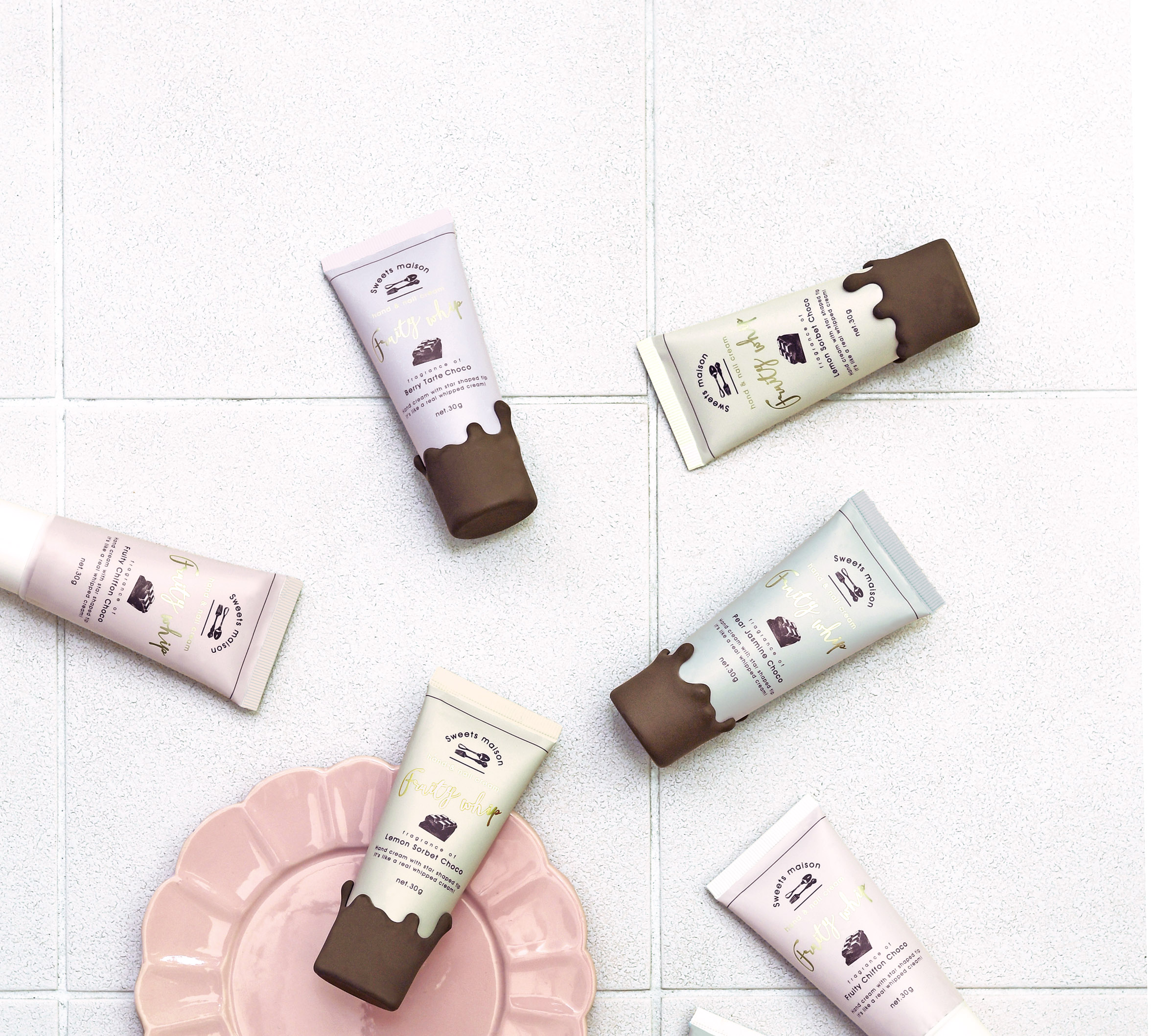 【ギフトBOX付】スイーツモチーフのボディケアグッズセット