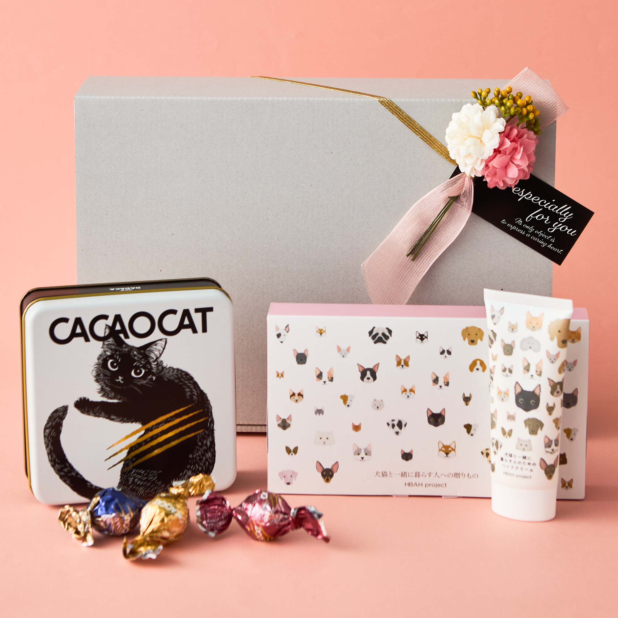 【BOX付/犬猫好きの方へ】CACAOCATと犬猫と暮らす人のためのハンドクリーム