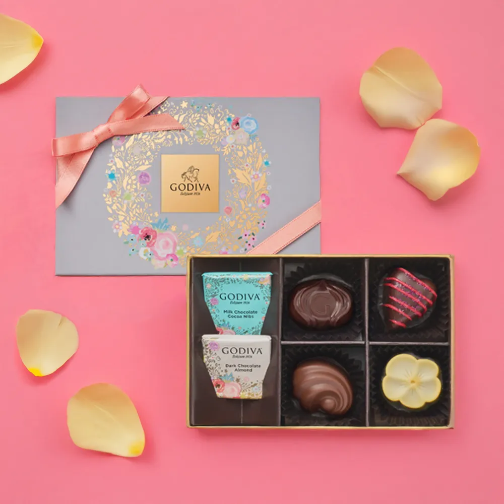 【写真BOX付き】ゴディバ＆一粒ネックレスセット