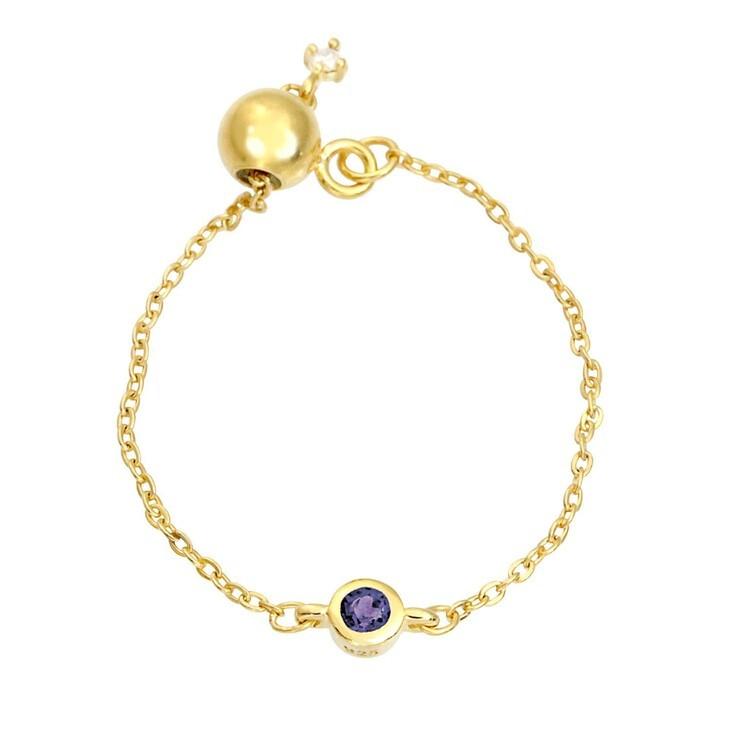 【ギフトラッピング付】チョコ＆誕生石リング＆選べるブランド香水セット