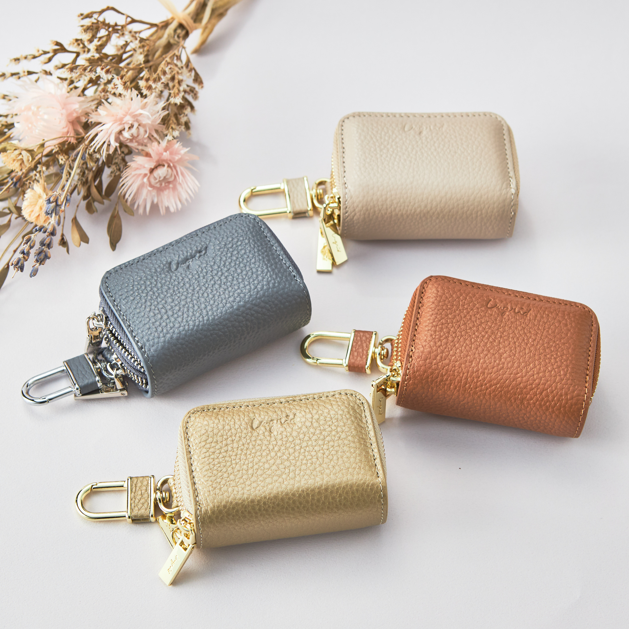 【BOX付】牛革キーケース＆INICコーヒーギフト