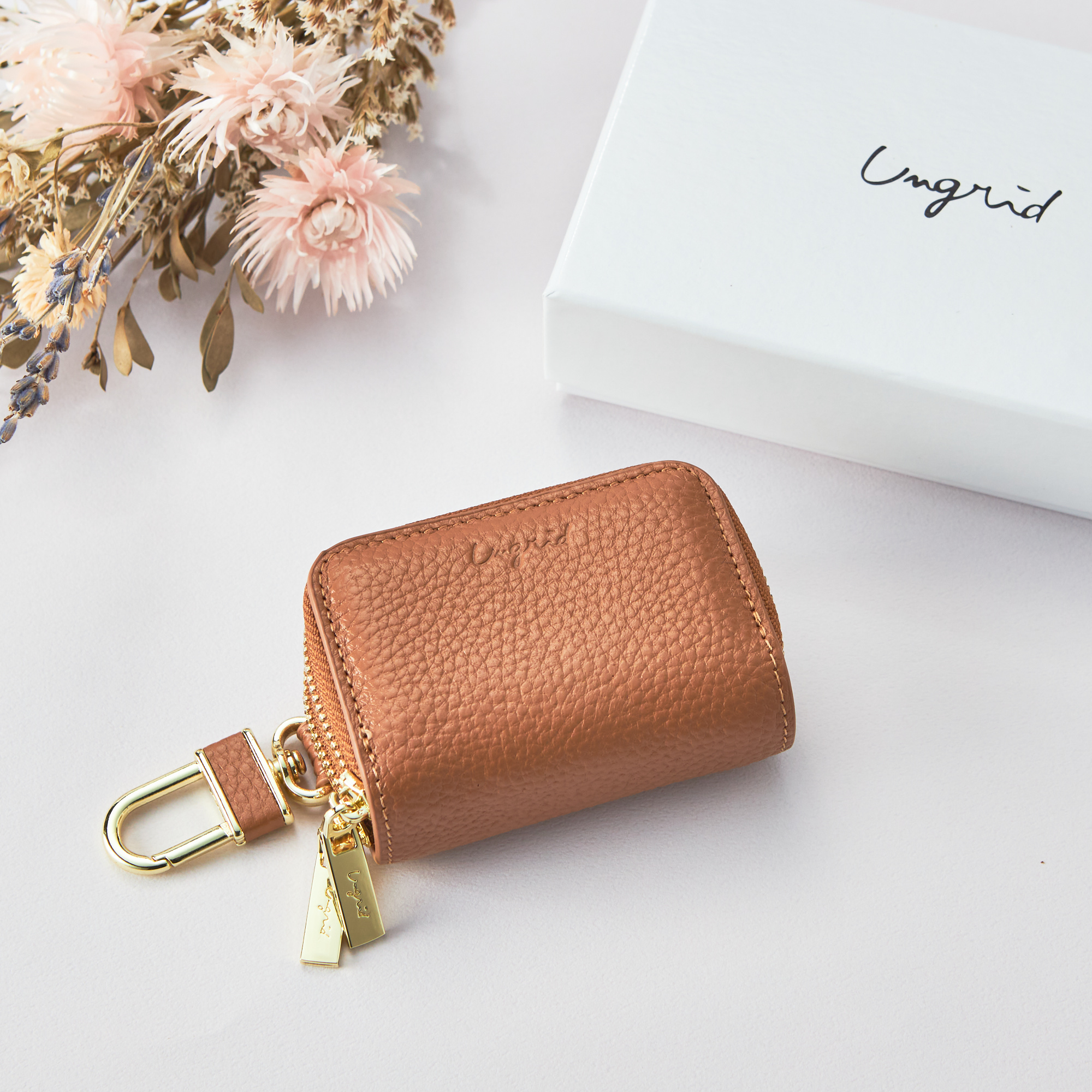 【BOX付】牛革キーケース＆INICコーヒーギフト