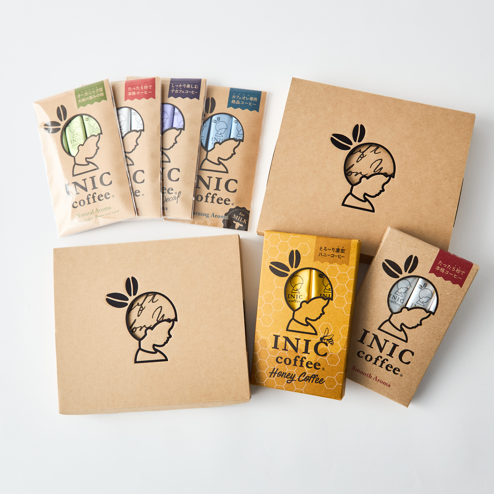 まとめ買い/ラッピング用品付】INIC coffeeお配りセット | 東京アート