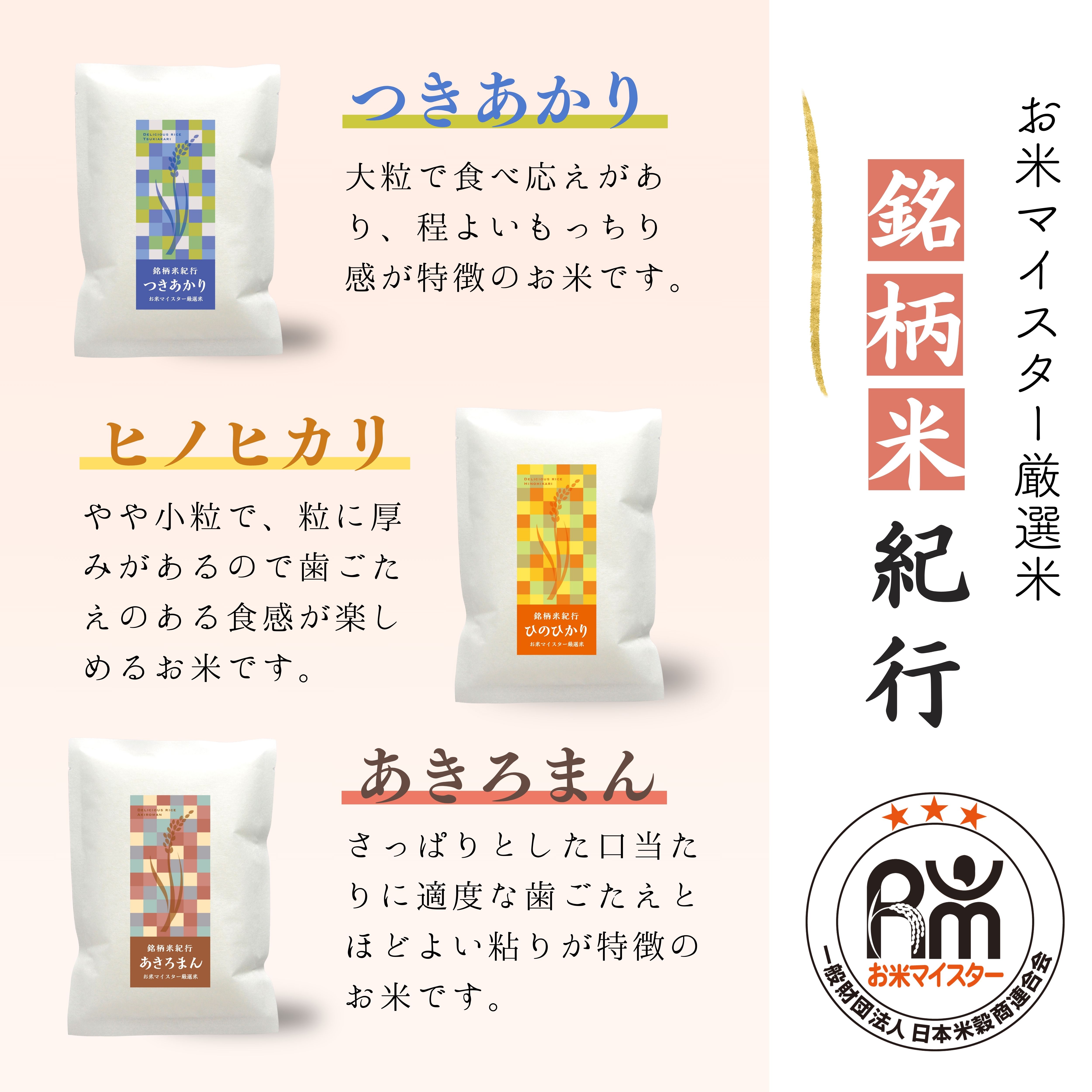 【お米食べ比べギフト】銘柄米紀行 300g×6種