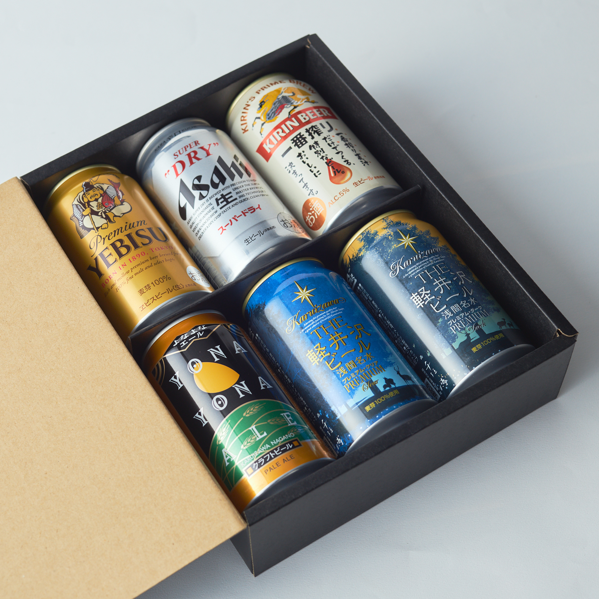 お酒好きの男性に！選べるビール6本と珍味おつまみのギフトセット