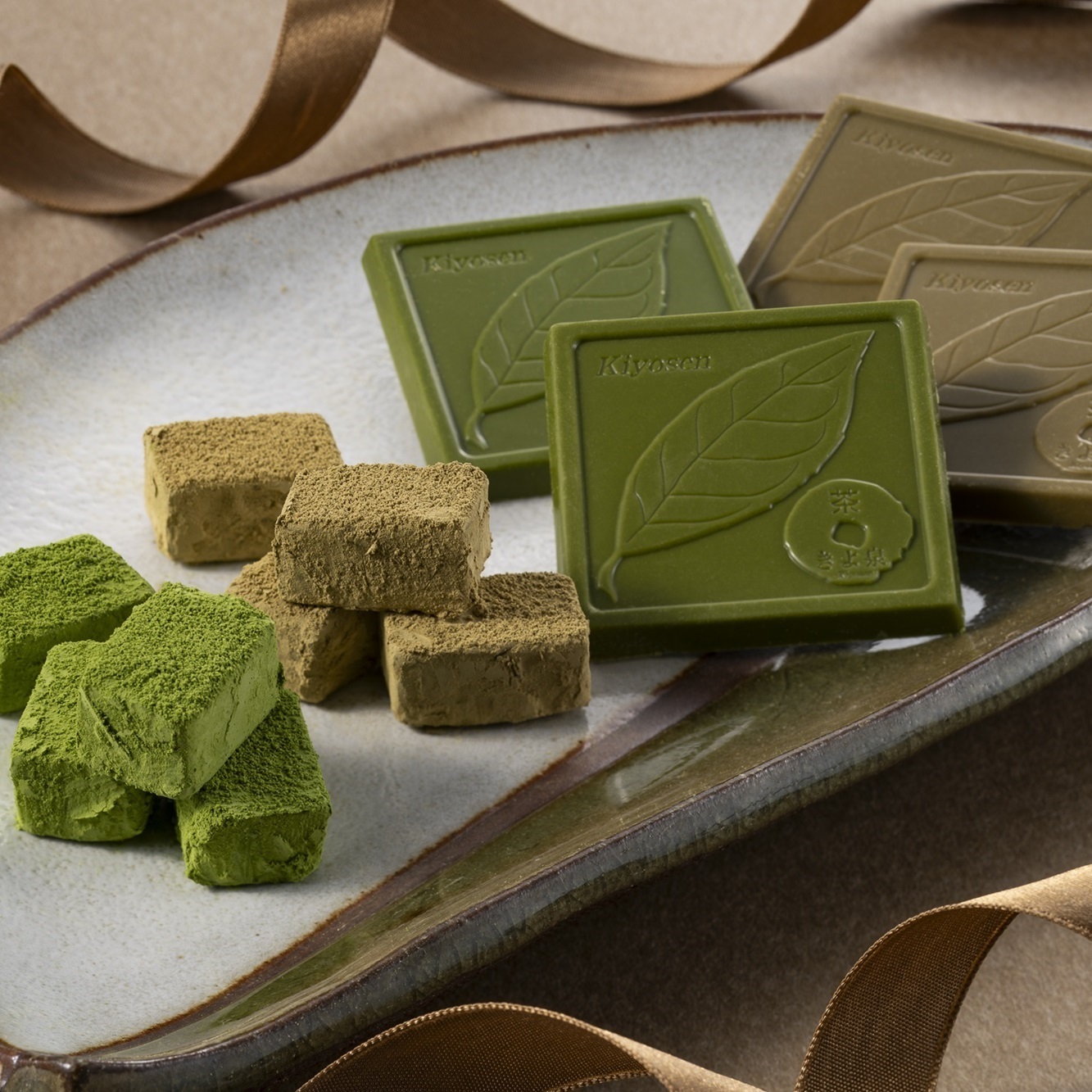 生チョコレートと板チョココンビ お菓子 お返し バレンタイン ホワイトデー 抹茶スイーツ 誕生日