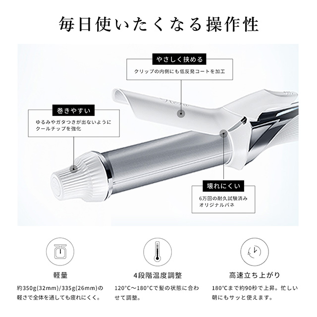 ReFa BEAUTECH CURL IRON 32