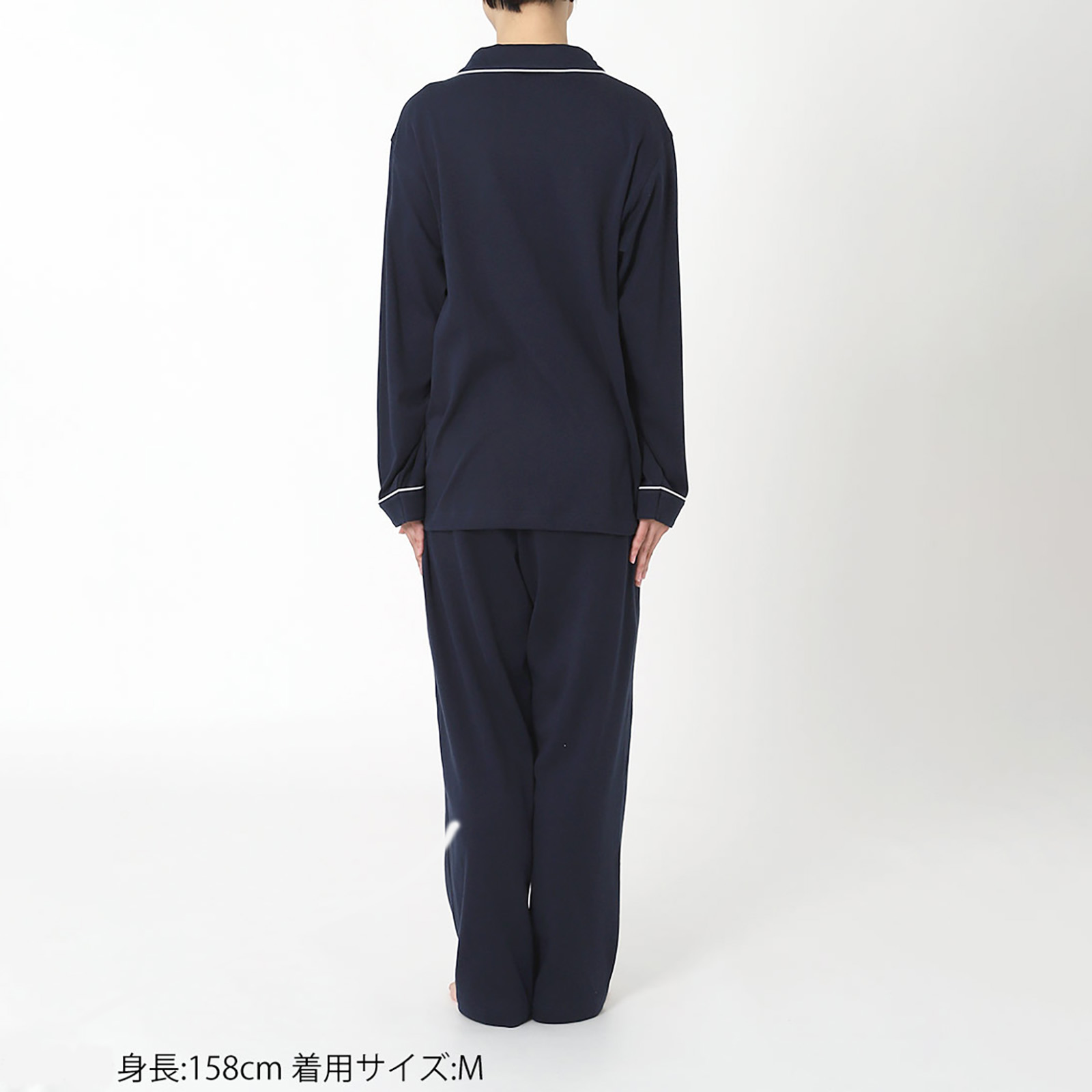 【厳選素材の極上の肌ざわり】天綿100%スムース パジャマペアセット【睡眠科学】