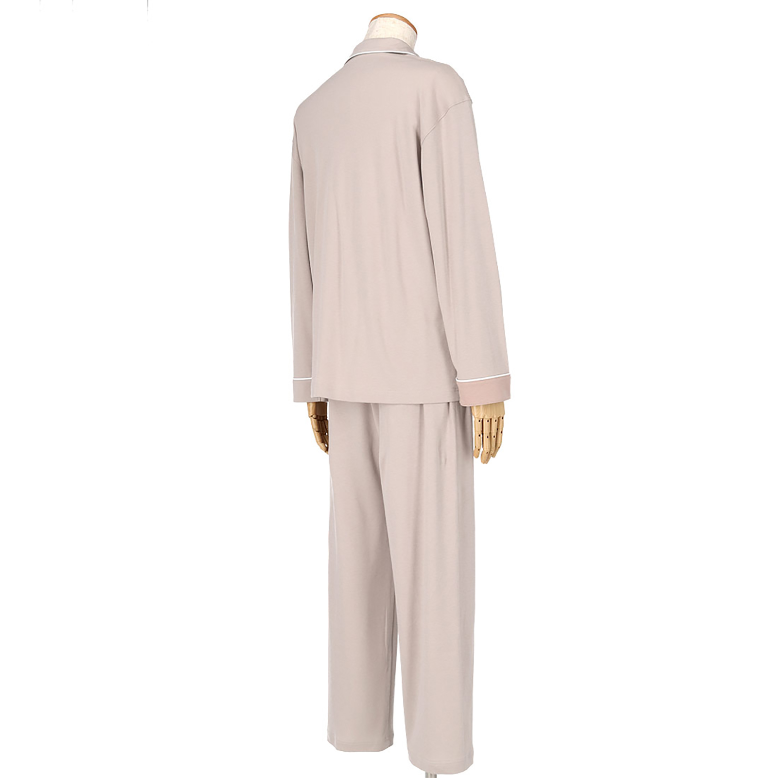 【厳選素材の極上の肌ざわり】天綿100%スムース パジャマペアセット【睡眠科学】