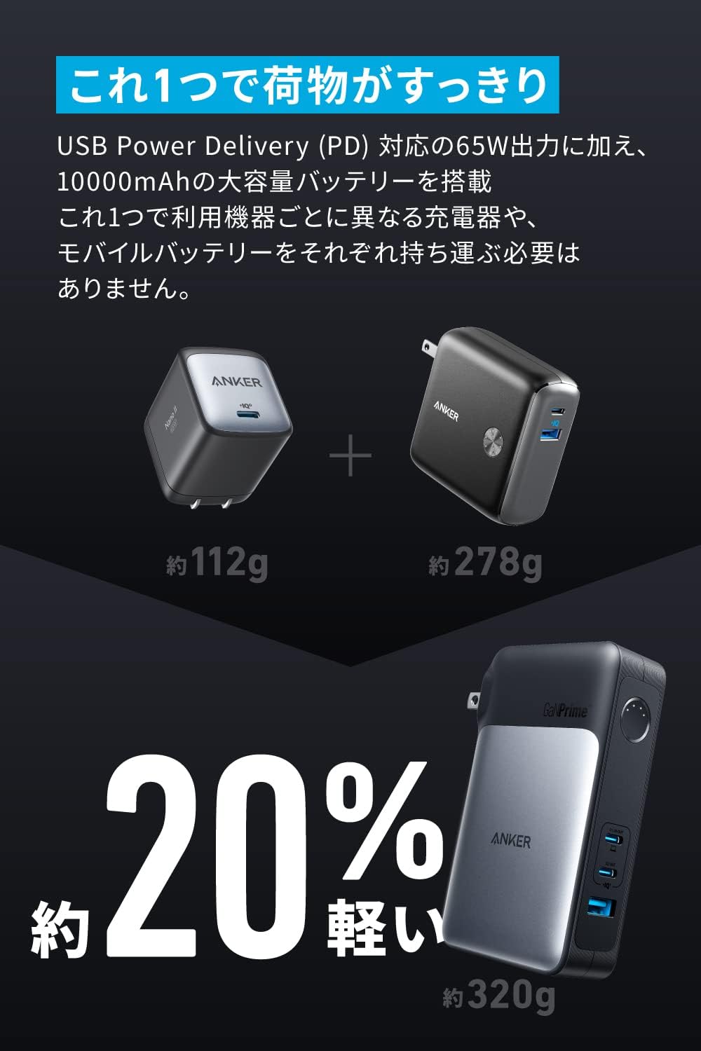 【名入れ】Anker 733 Power Bank (GaNPrime PowerCore 65W)