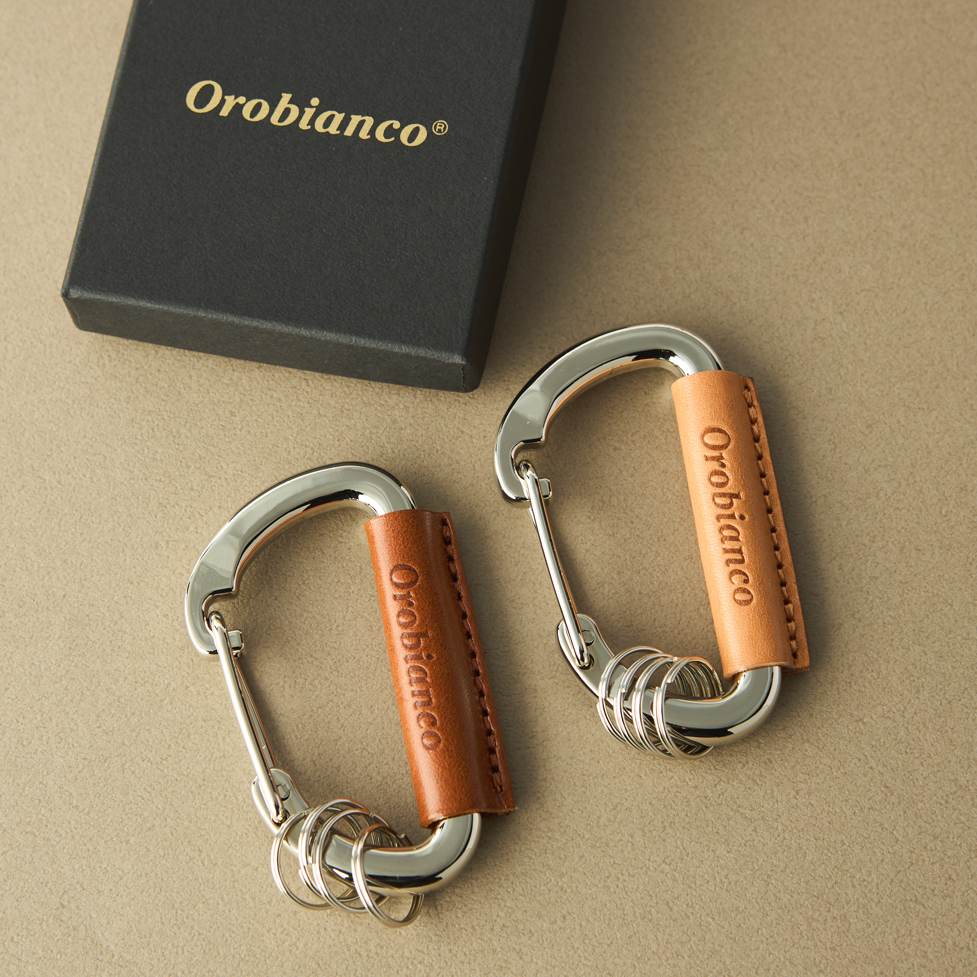 【BOX付き】カラビナキーリング