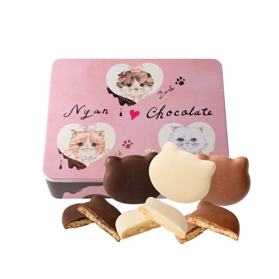 こねこのこねこねクッキー缶 Chocolate assort