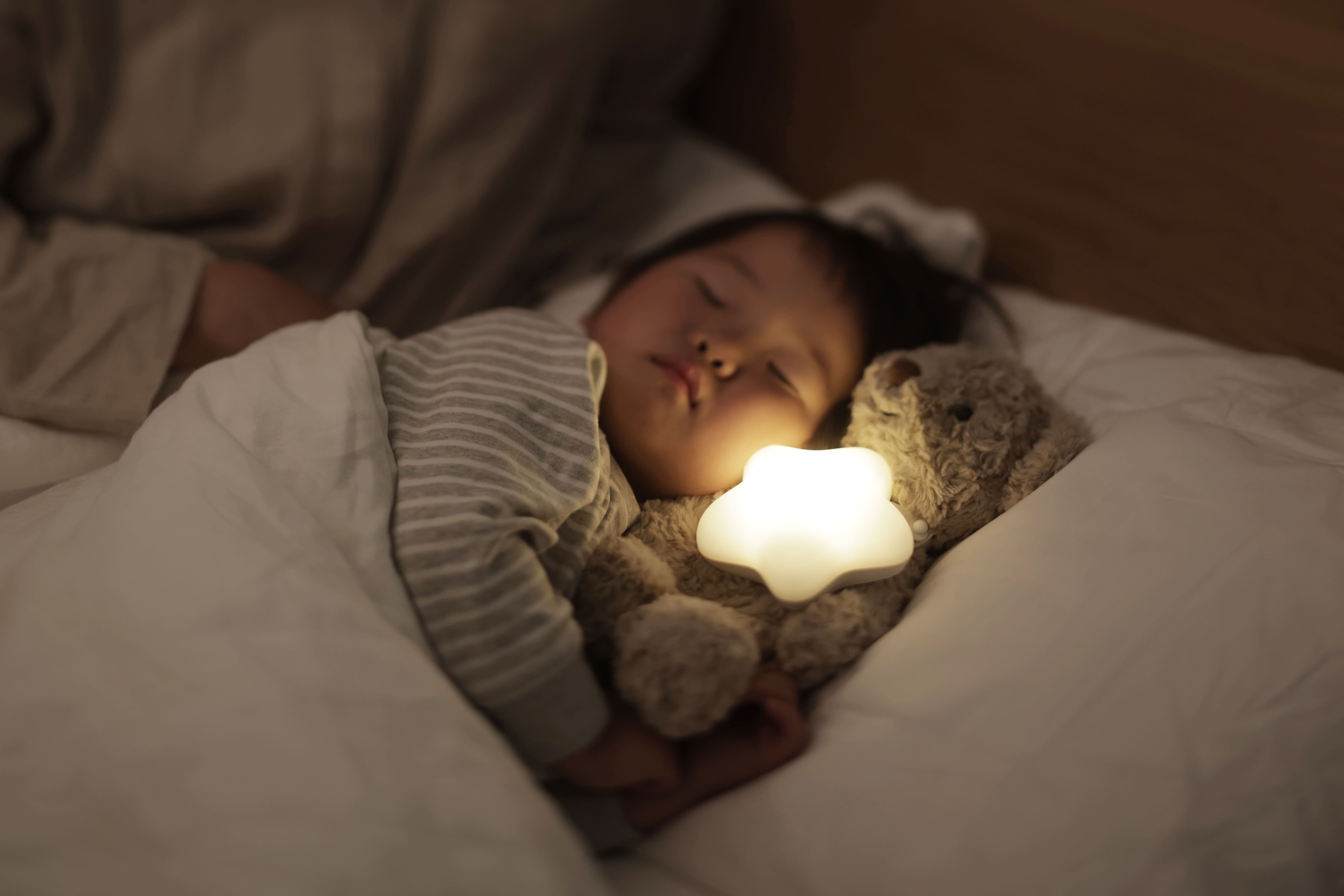 えほんライトとふわふわ大きなぬいぐるみセット