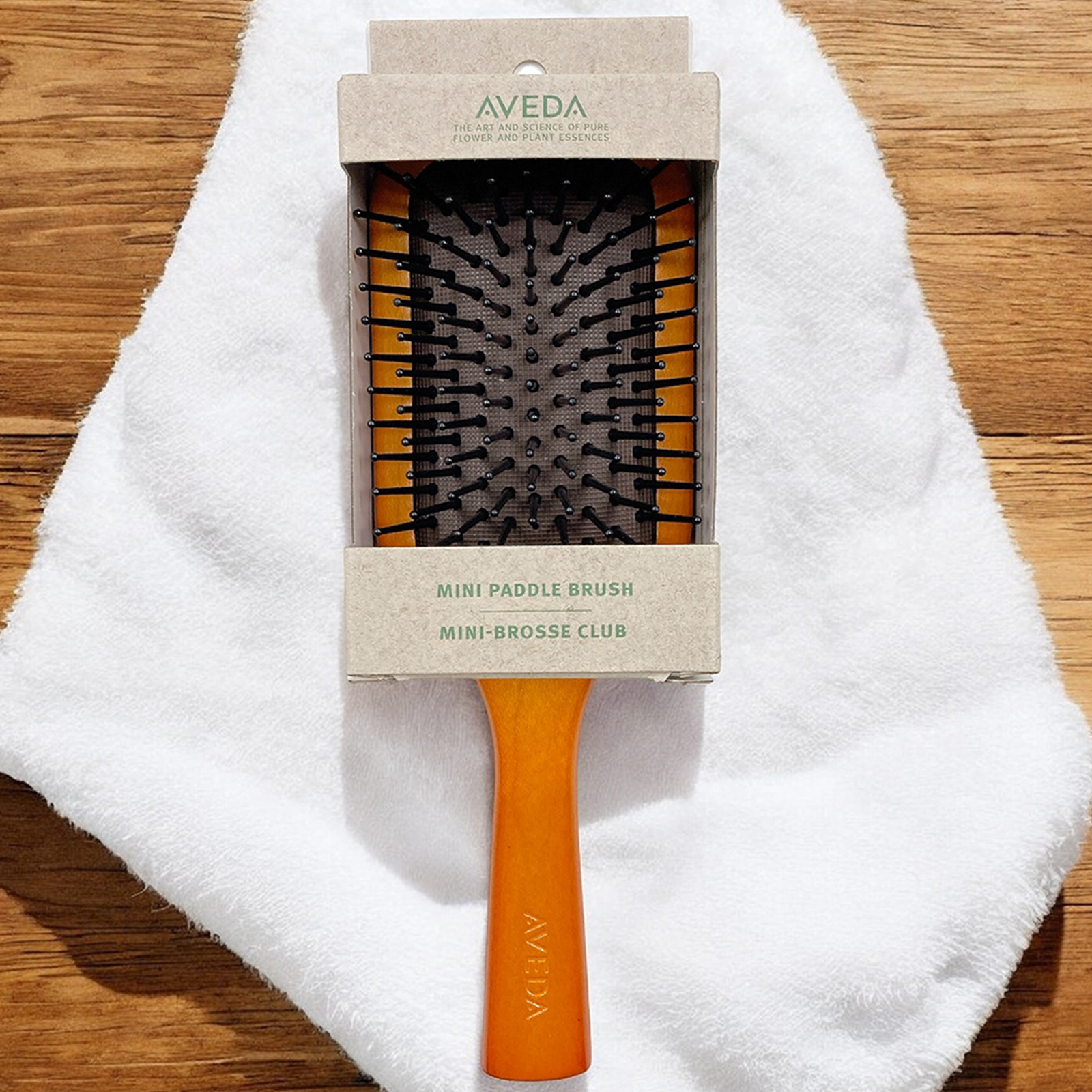 【お名前&イラスト刻印】アヴェダの名品 パドルブラシミニ  AVEDA