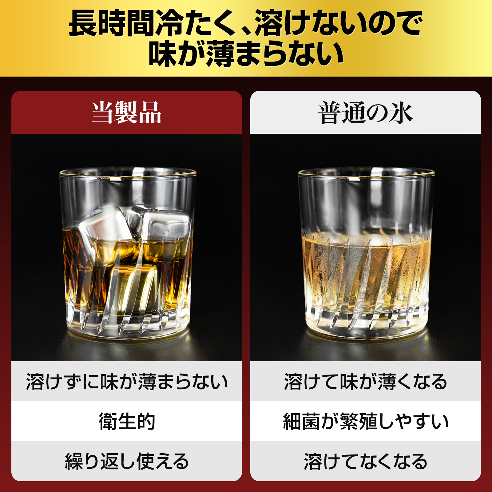 ペアタンブラー＆アイスキューブ