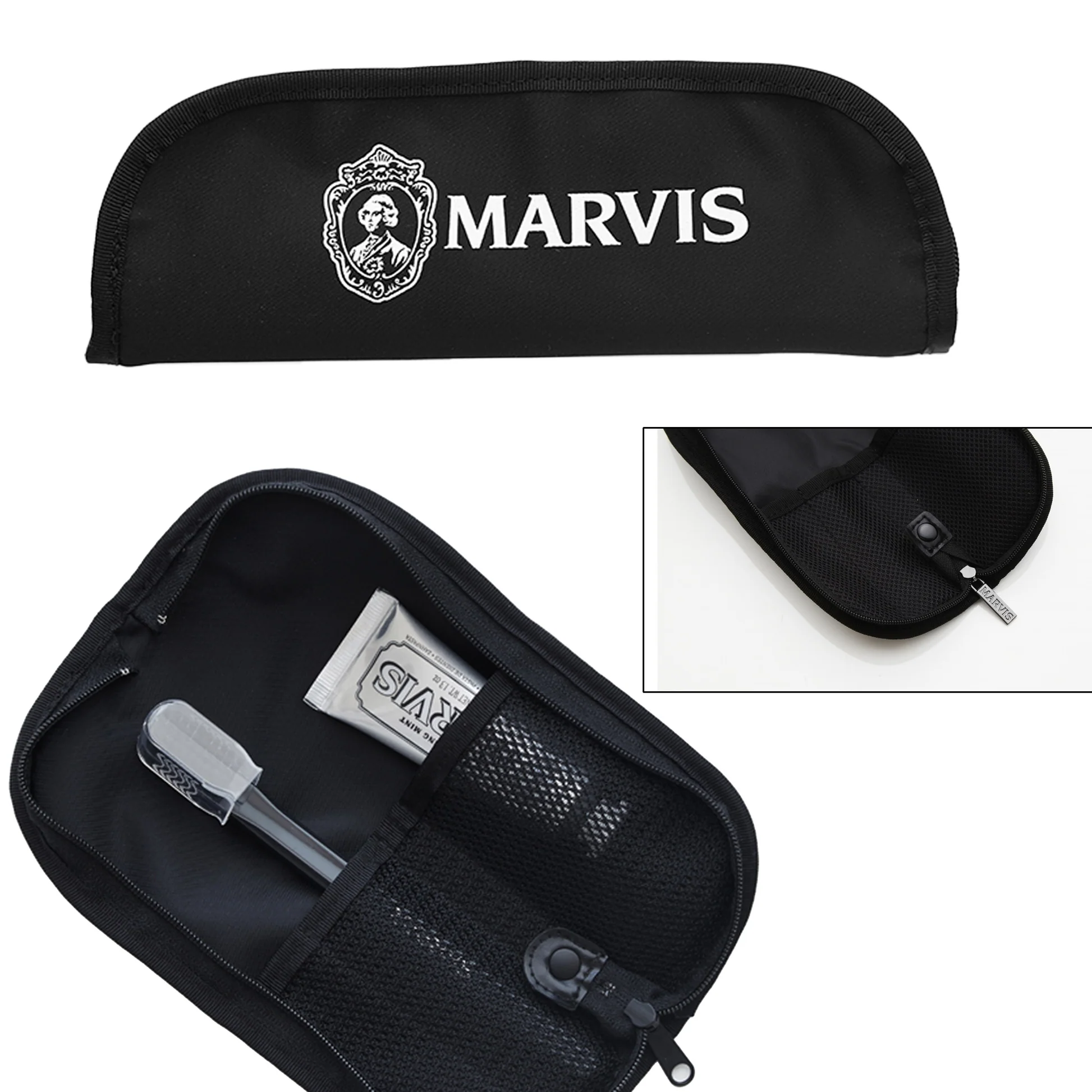 トラベルセット　Pouch + 25ml White mint + toothbrush