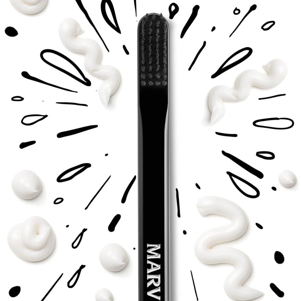 トゥースブラシ（ブラック/ホワイト）