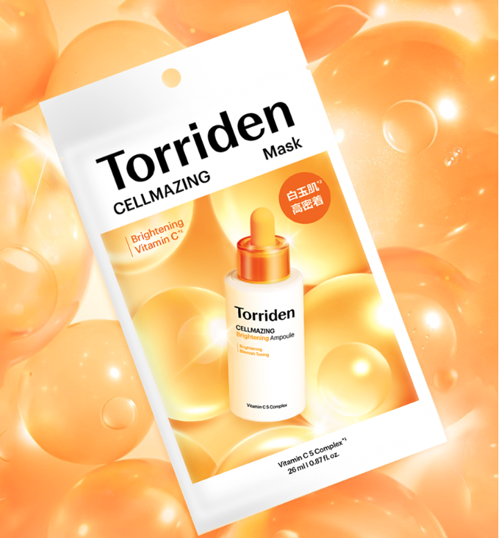 Torriden セルメイジングビタCブライトニングフェイスマスク 3枚セット