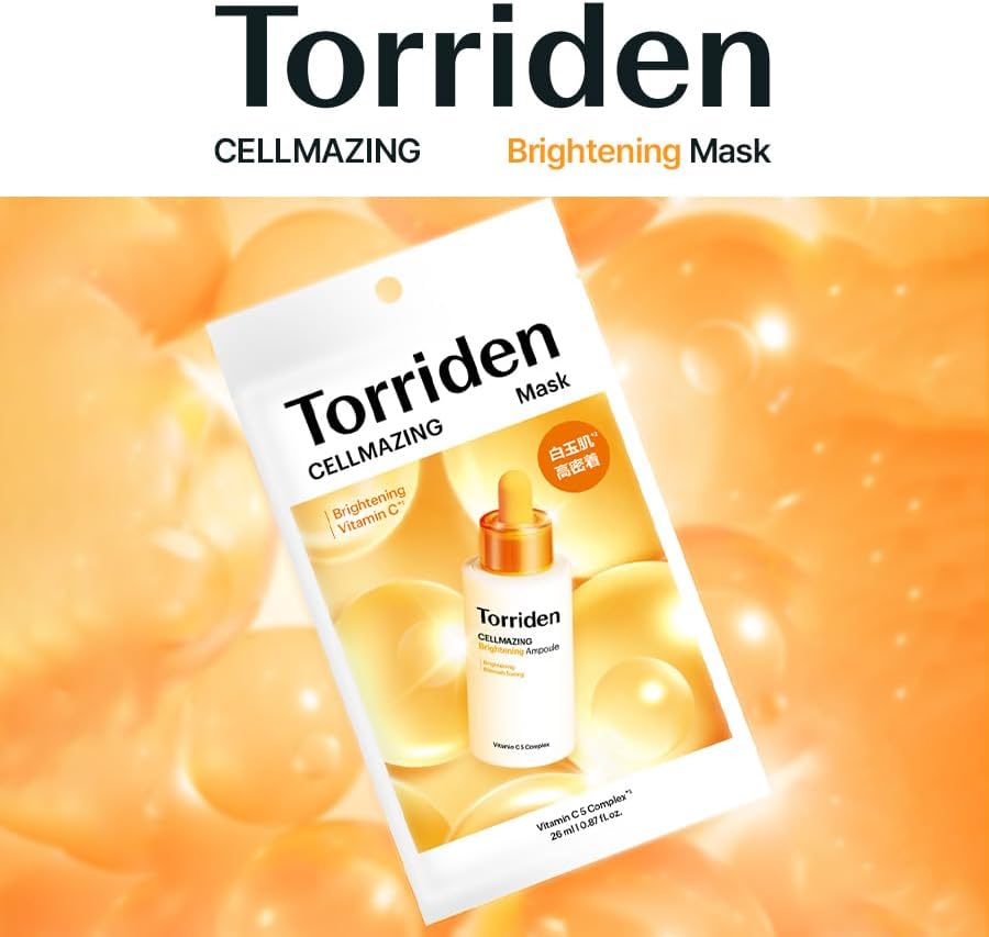 Torriden セルメイジングビタCブライトニングフェイスマスク 3枚セット