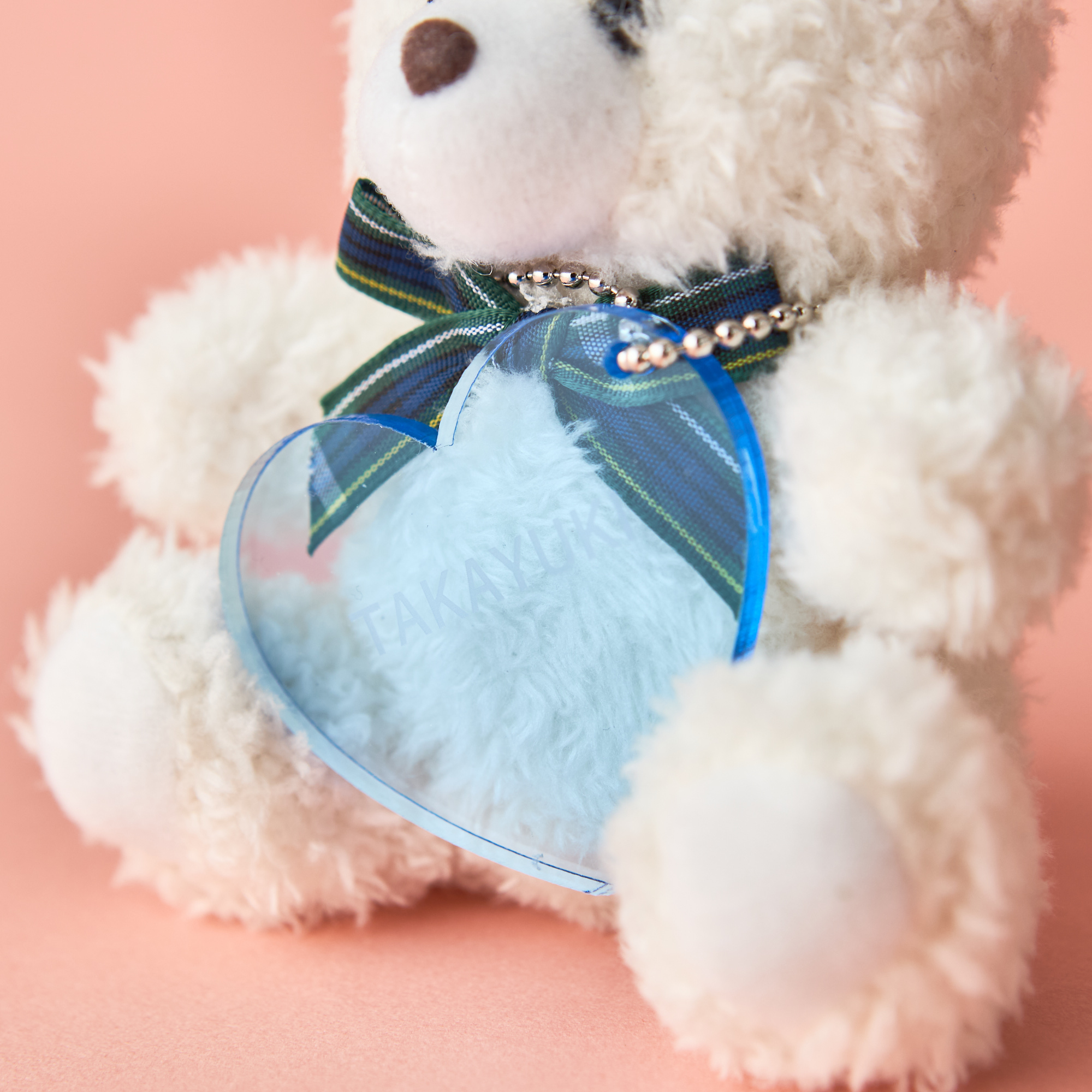 【名入れ無料・BOX入り】ハンドクリーム&ハートチャーム付ペアテディベア