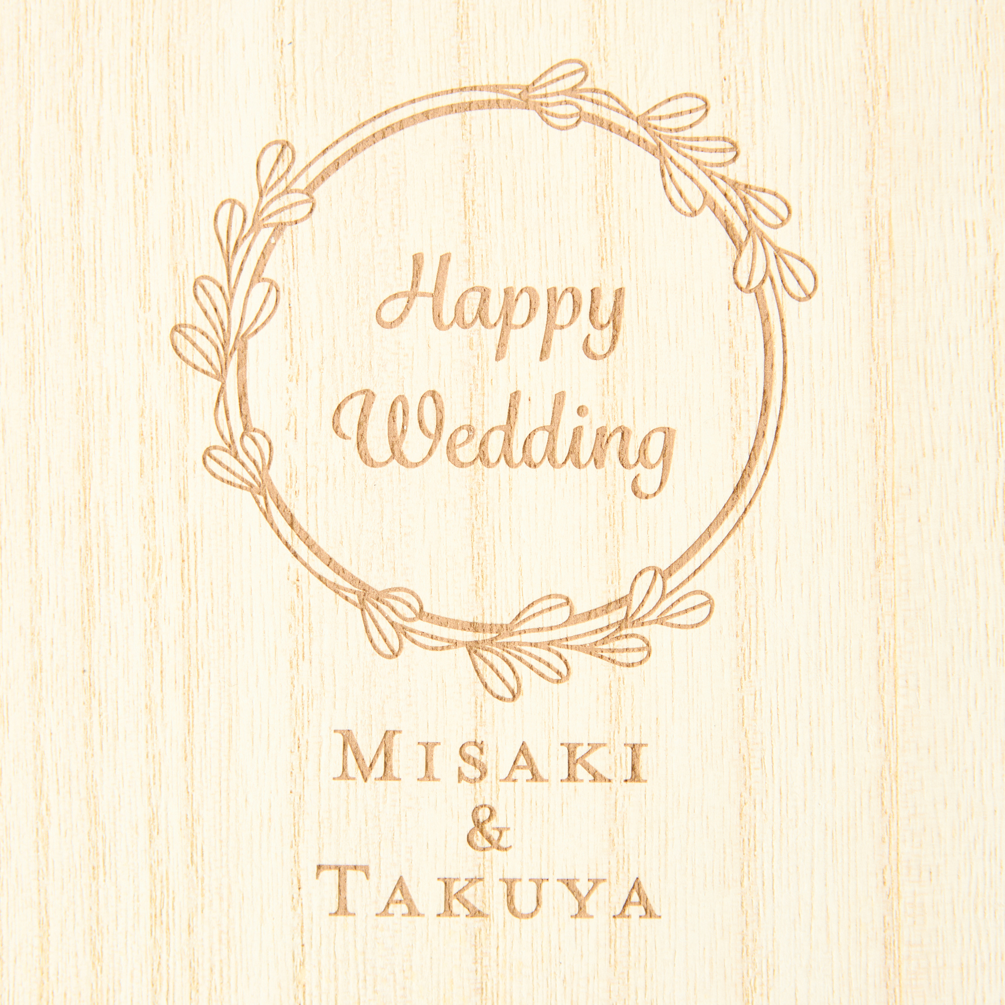 【木箱名入れ刻印】結婚祝い今治フェイスタオルセット