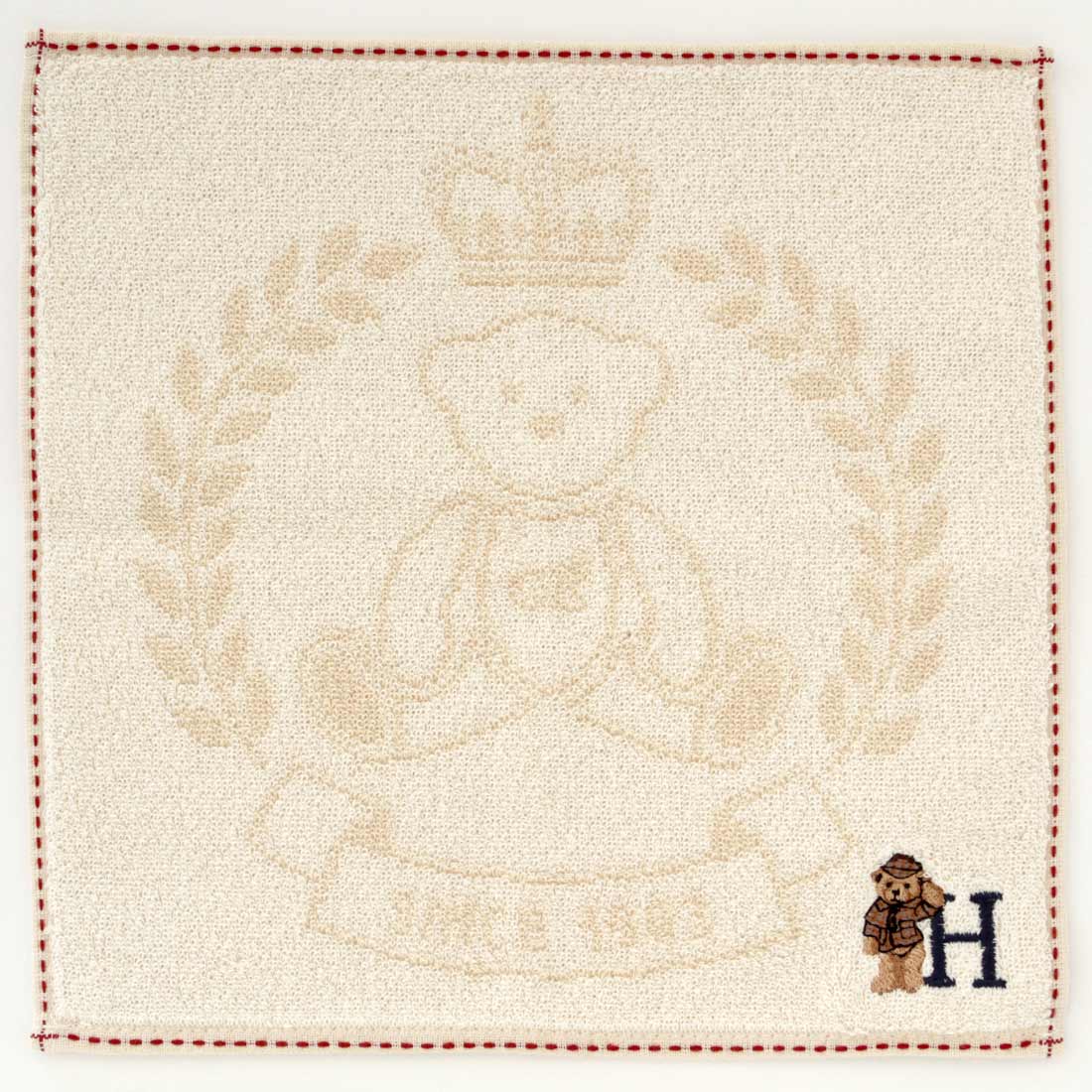 【BOX付】イニシャルベアタオルハンカチーフ