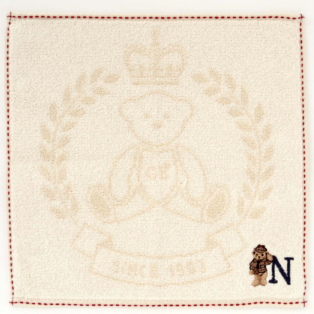 【BOX付】イニシャルベアタオルハンカチーフ