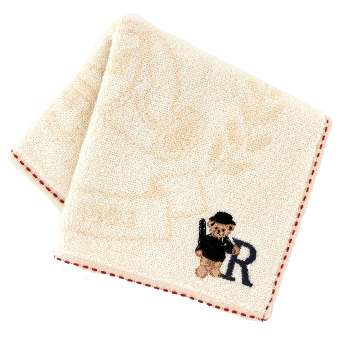【BOX付】イニシャルベアタオルハンカチーフ
