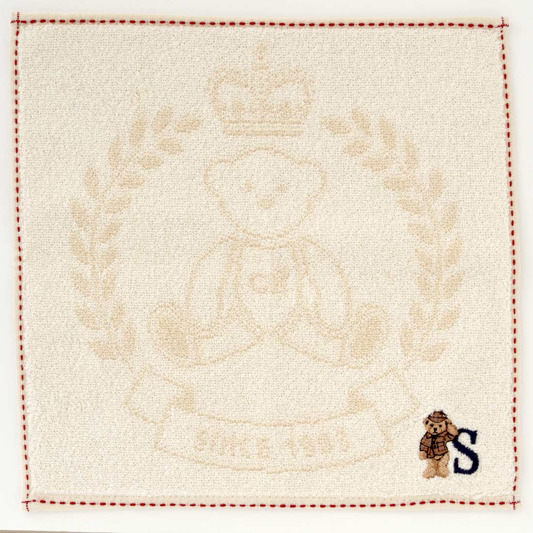 【BOX付】イニシャルベアタオルハンカチーフ