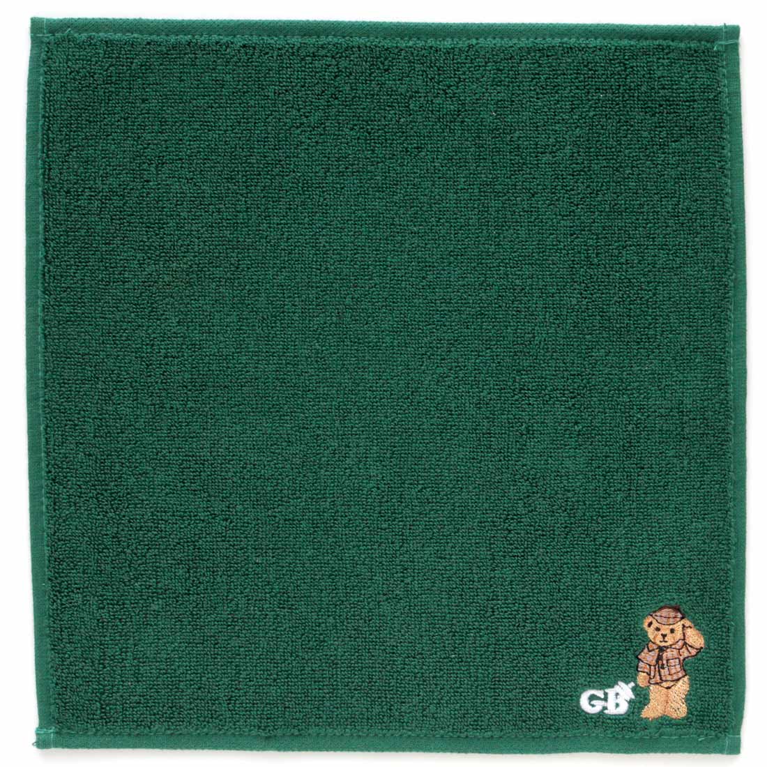 【BOX付】メンズタオルハンカチーフ2枚セット｜ワンポイントベア