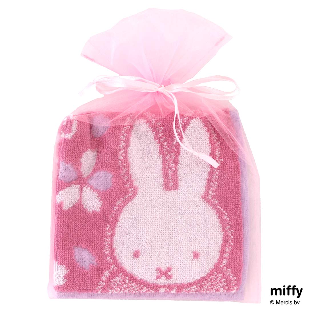 【オーガンジー巾着入り】miffy ハンカチタオル