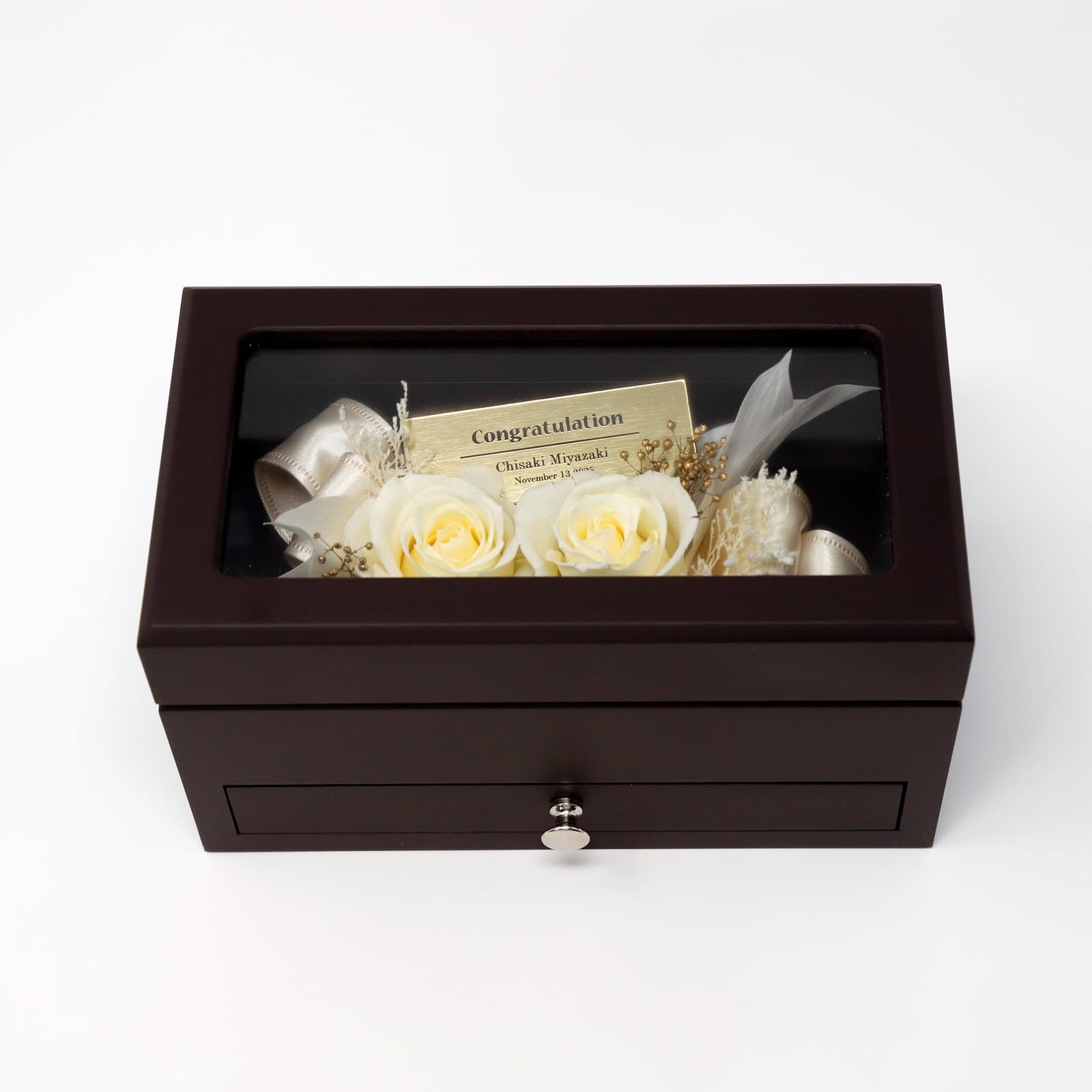 BLANC JewelryBox -ホワイトフラワーアレンジメント-