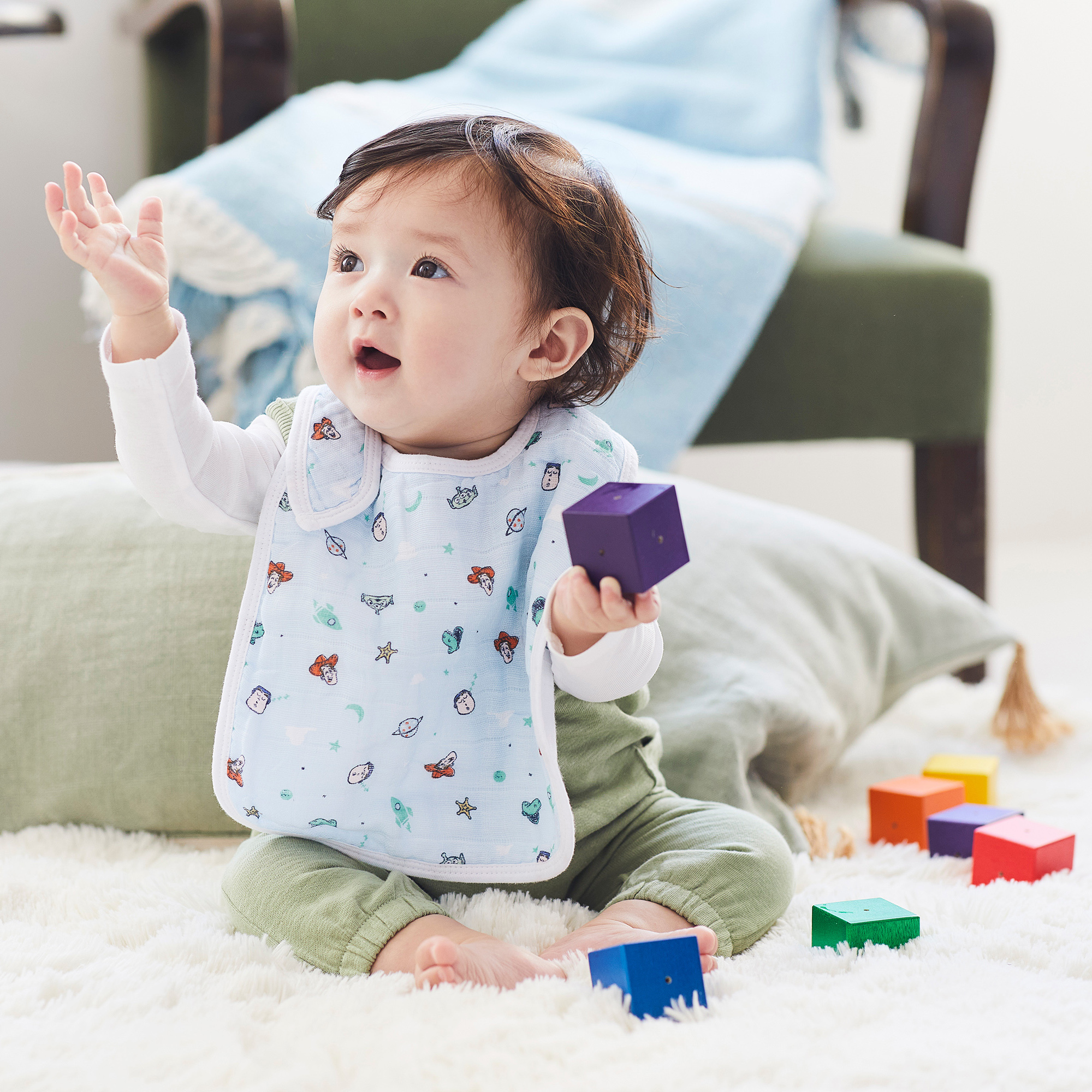 toy story 3-pack classic snap bibs