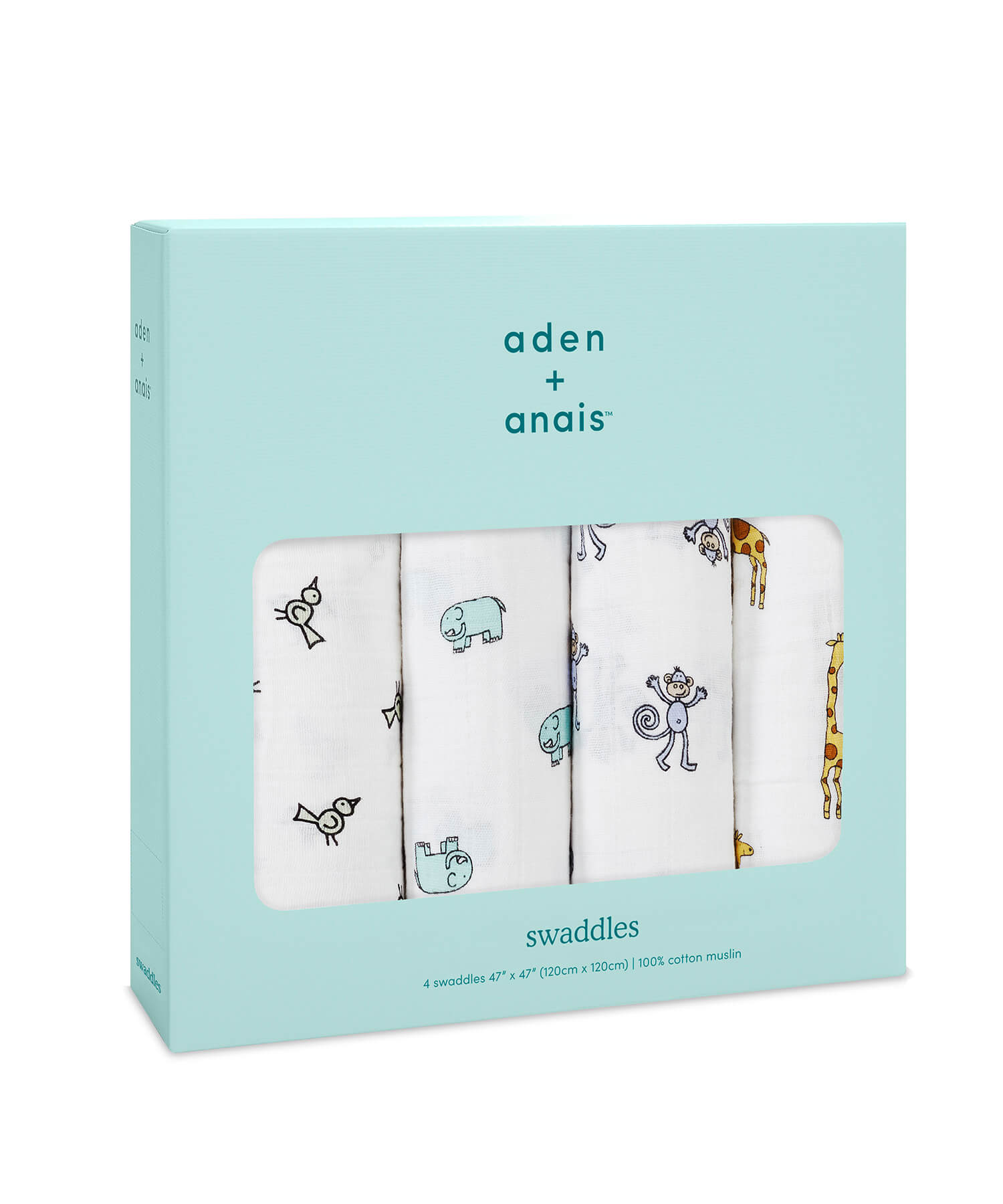 おくるみ モスリンスワドル　4枚入り