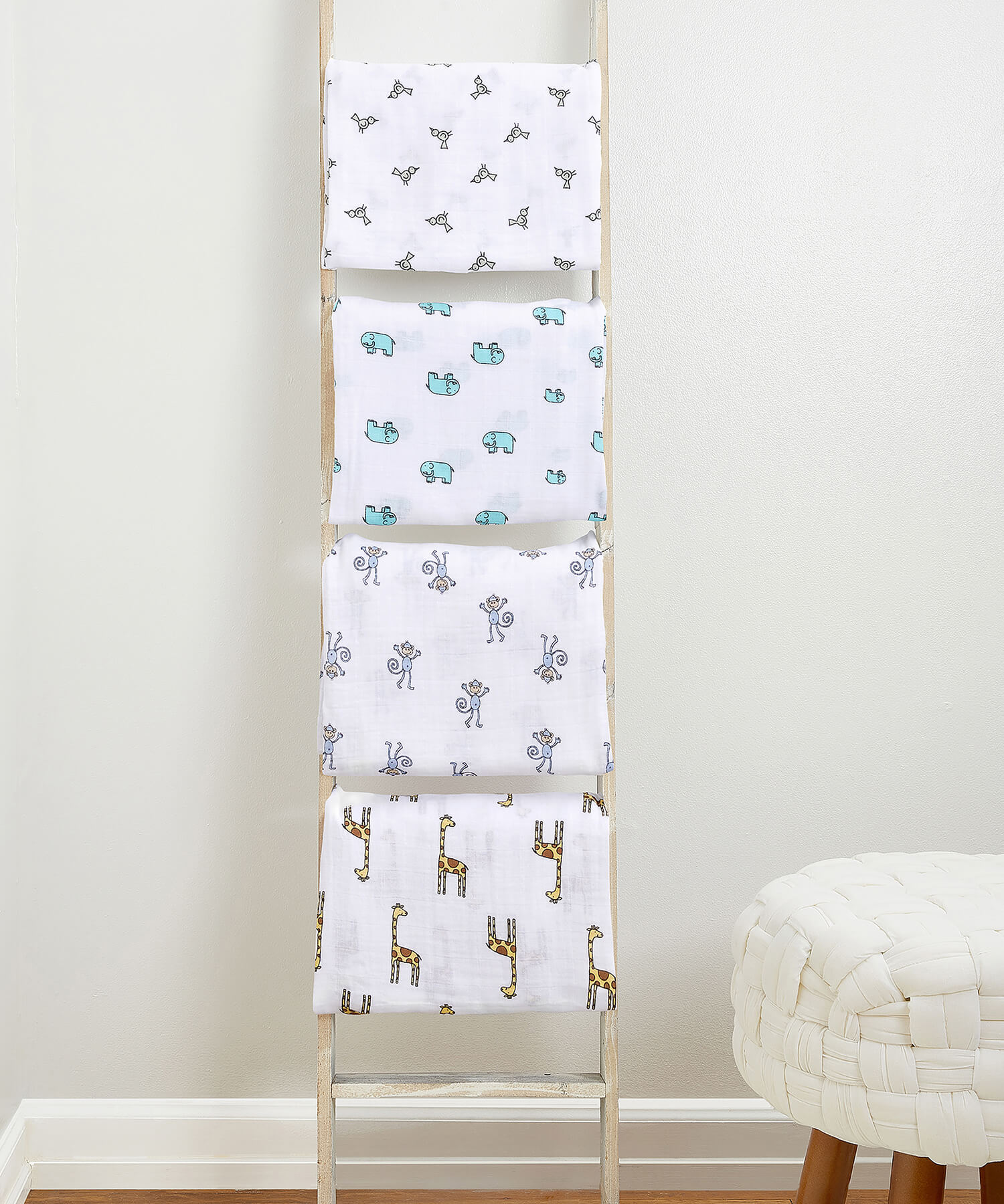 おくるみ モスリンスワドル　4枚入り