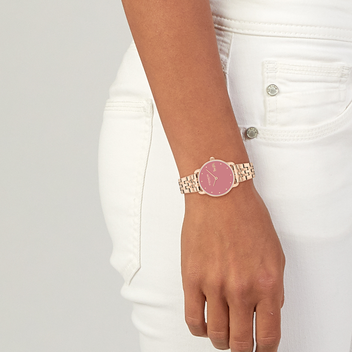 ★エリオット★ レディース】ELLIOT 28mm エリオット ピンクゴールド | COACH（コーチ