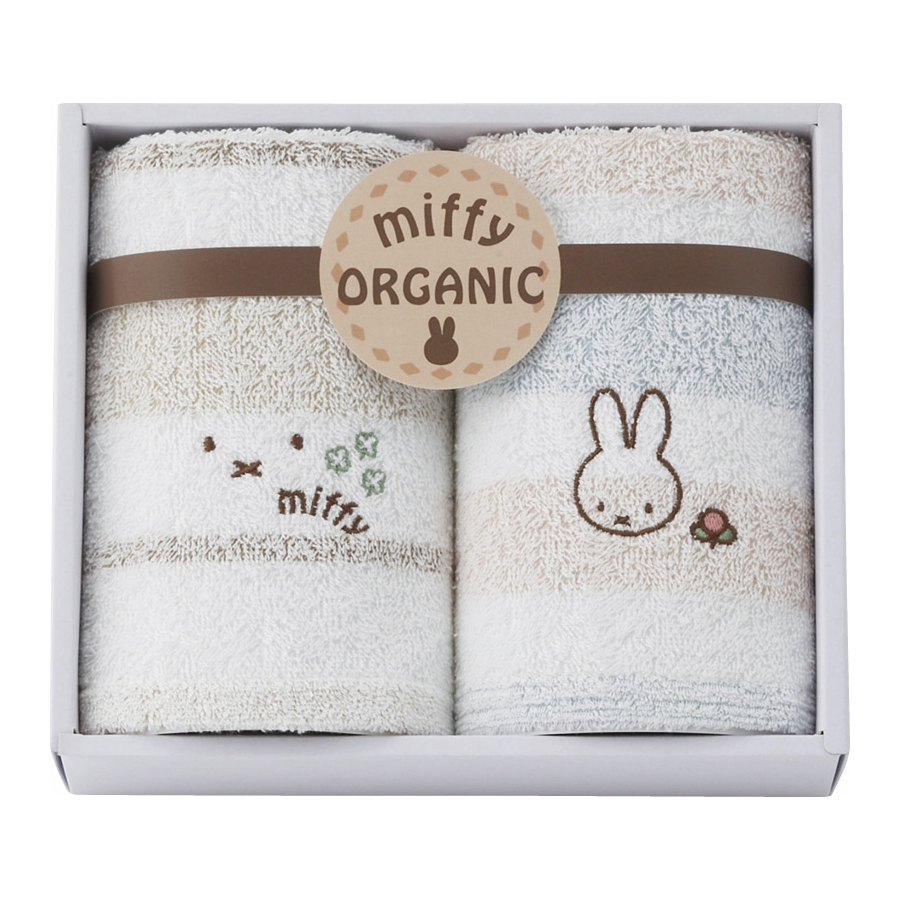 オーガニックウォッシュタオル2P