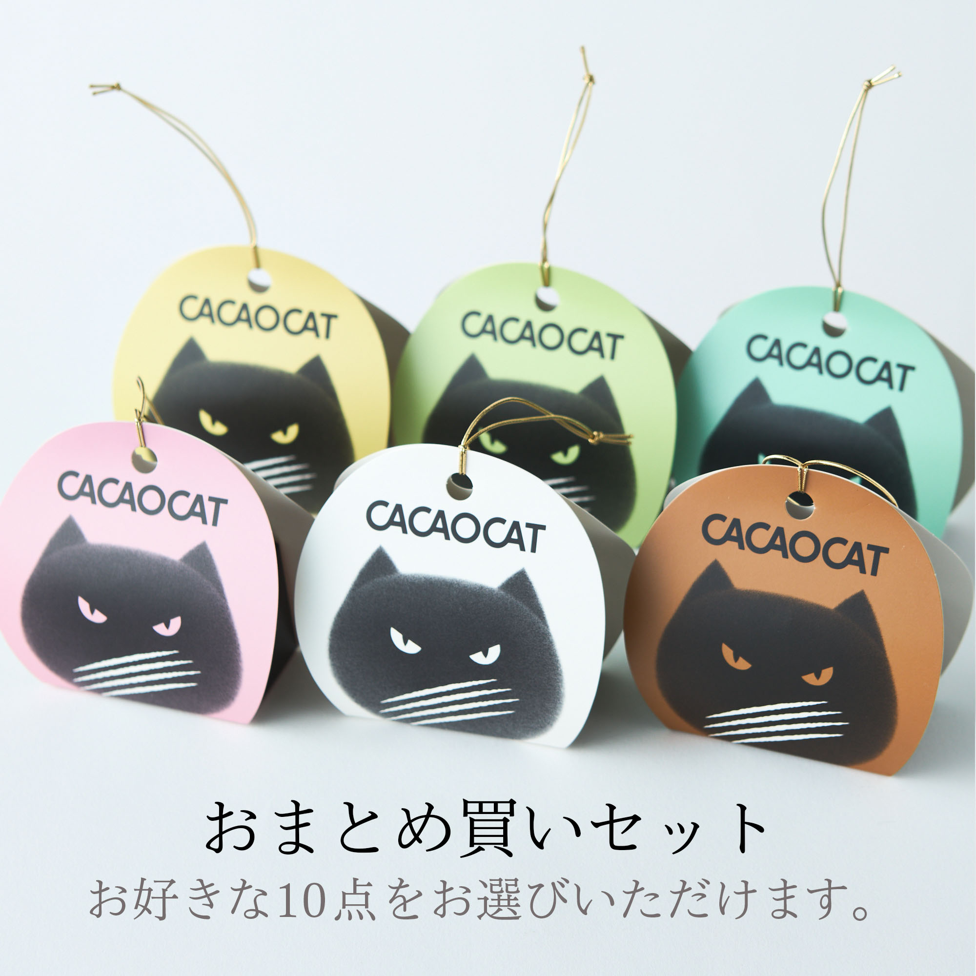 【まとめ買い/お配り】フレーバー選べるCACAOCAT2個入り10点セット