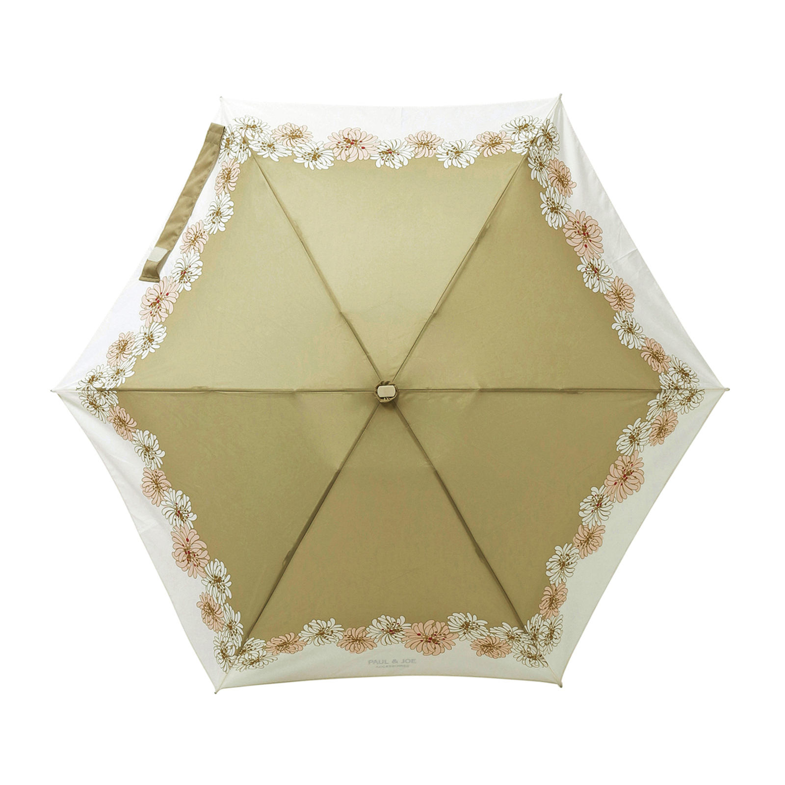 一級遮光/晴雨兼用 5段式ミニ折りたたみ傘＜クリザンテーム＞