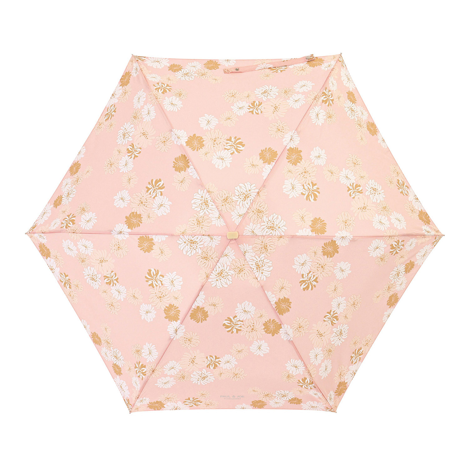 ポーチ付き 晴雨兼用5段式ミニ折りたたみ傘＜クリザンテーム＞