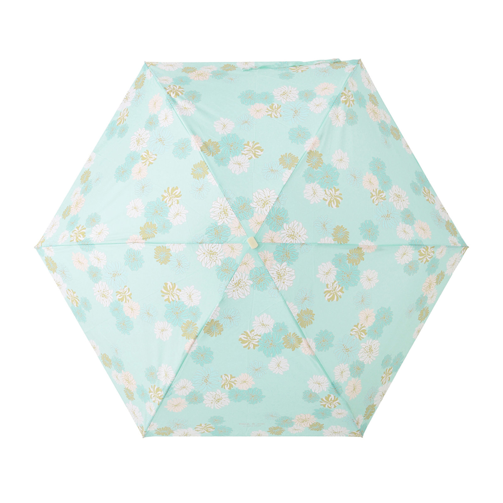 ポーチ付き 晴雨兼用5段式ミニ折りたたみ傘＜クリザンテーム＞