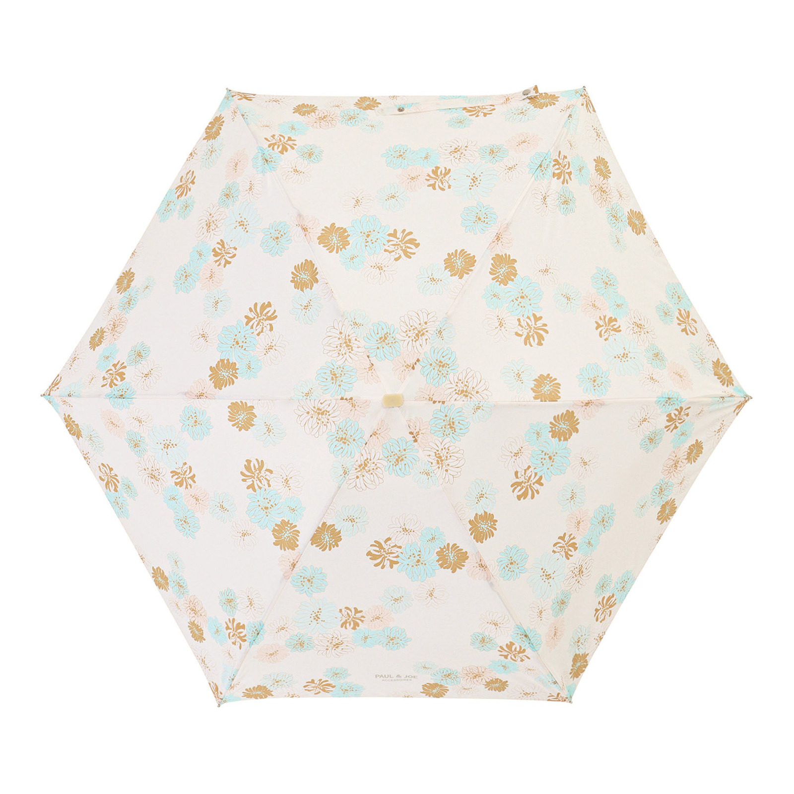 ポーチ付き 晴雨兼用5段式ミニ折りたたみ傘＜クリザンテーム＞