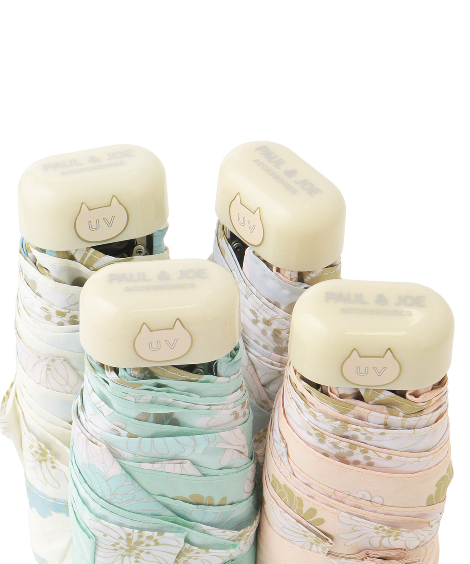 ポーチ付き 晴雨兼用5段式ミニ折りたたみ傘＜クリザンテーム＞