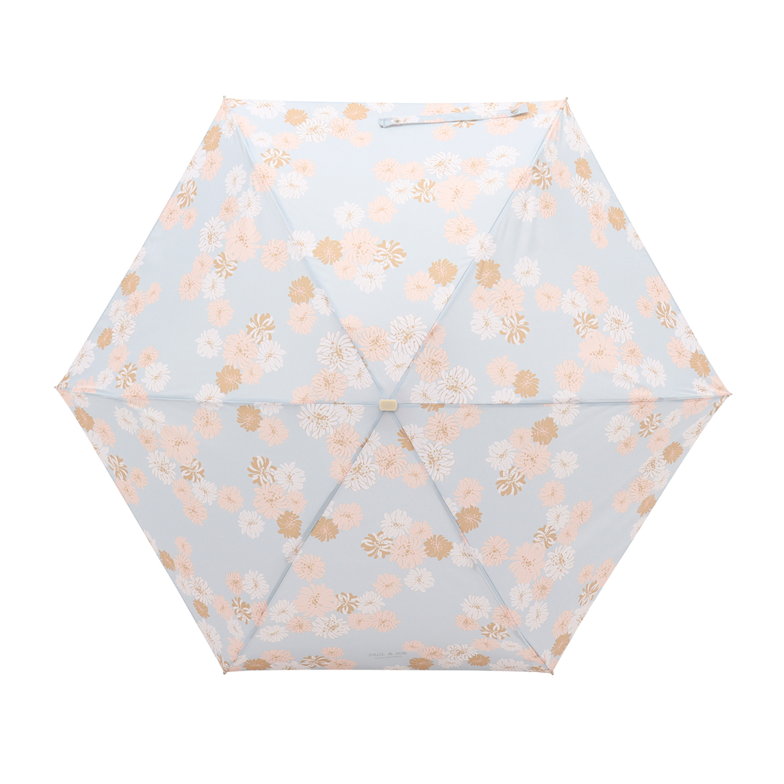 ポーチ付き 晴雨兼用5段式ミニ折りたたみ傘＜クリザンテーム＞