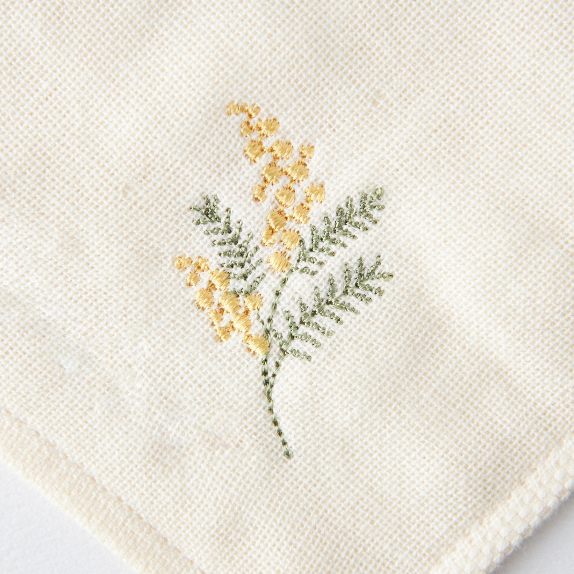 【まとめ買い5枚セット】今治タオル花刺繍ハンカチ