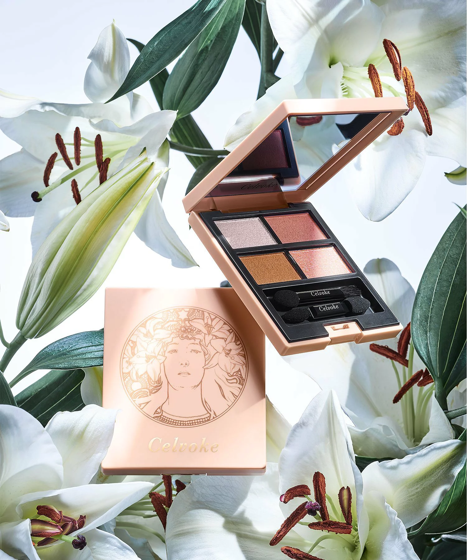 【新品未使用】Celvoke セルヴォーク MUCHA 3点セット 数量限定】ヴァティック アイパレット EX15 | Celvoke